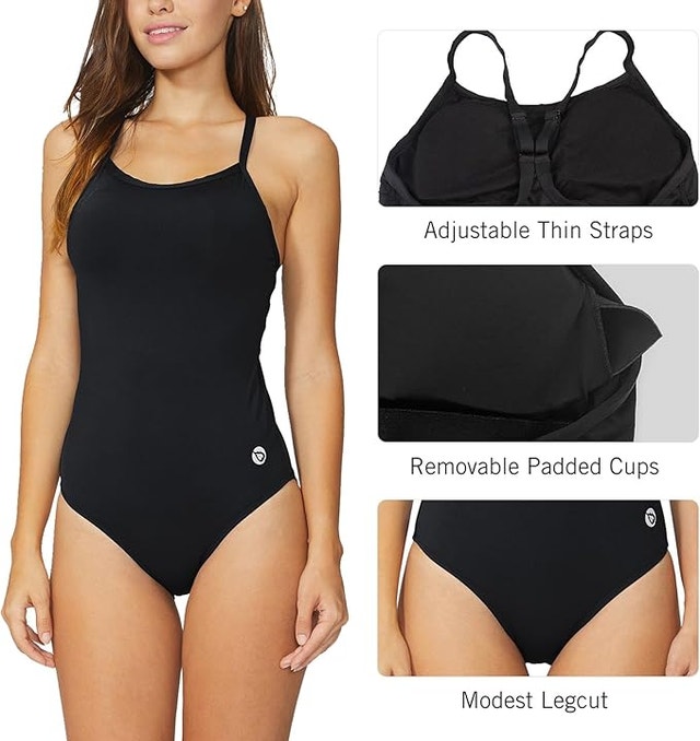 NEW Baleaf Women's One Piece Athletic Swimsuit - photo 3