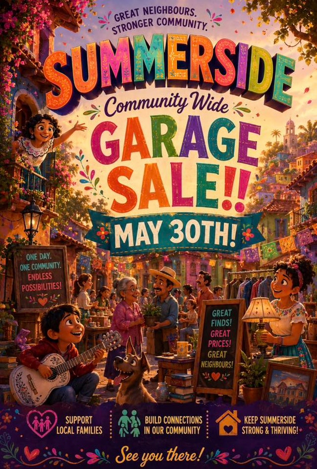 Summerside Subdivision Community Garage Sale May 30 - photo 2