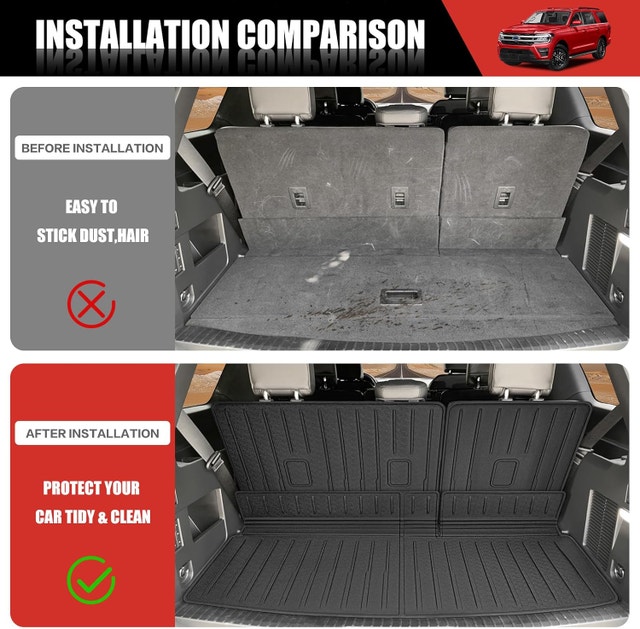 NEW Cargo Mat w Seat Cover 2018-24 Ford Expedition Lincoln Navig - photo 3