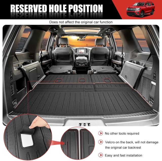 NEW Cargo Mat w Seat Cover 2018-24 Ford Expedition Lincoln Navig - photo 5