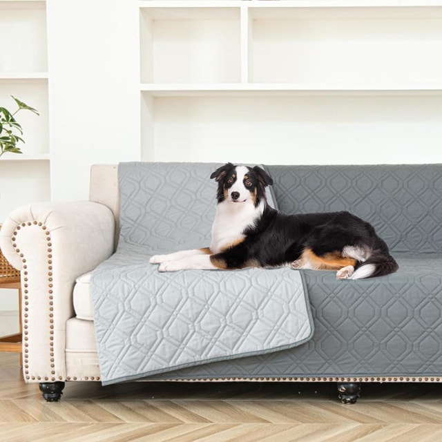 NEW 82x52" Double-Sided Waterproof Pet Dog Bed Cover