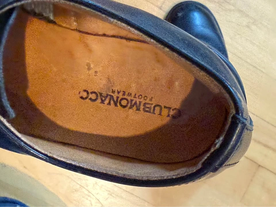 Vintage Club Monaco Black Leather Derbys / Oxfords - photo 2