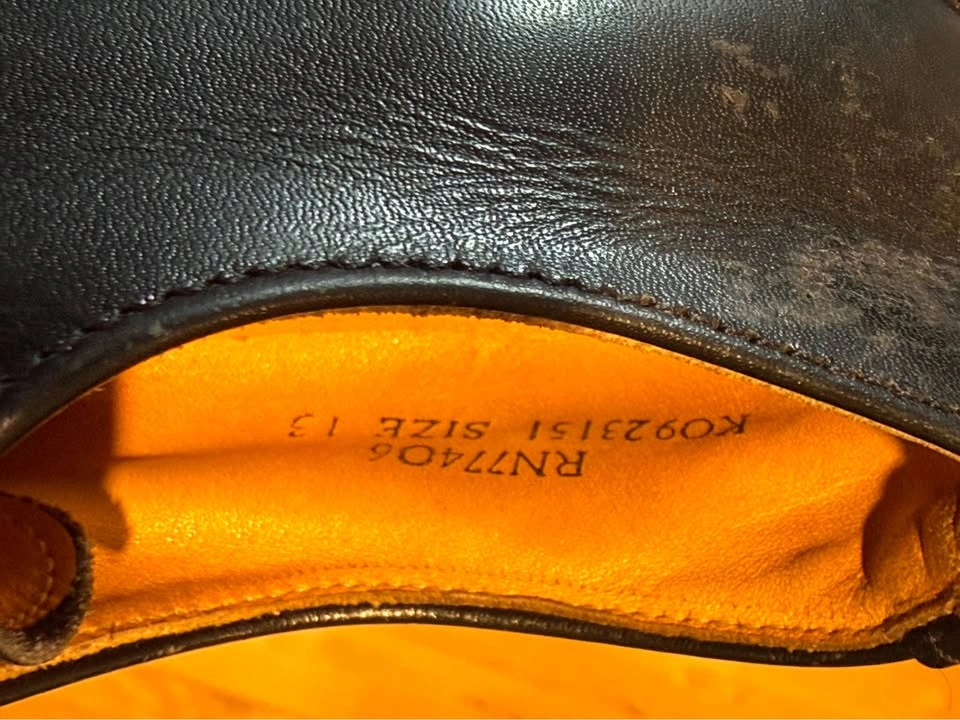 Vintage Club Monaco Black Leather Derbys / Oxfords - photo 3
