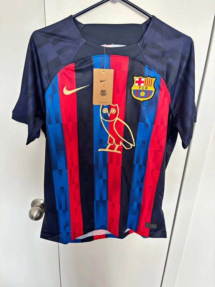 FC Barcelona X OVO Home Jersey 2022-23 (XL, XXL)
