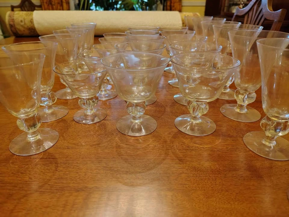 MCM Swedish Gulli Ingrid Crystal Glasses - photo 3