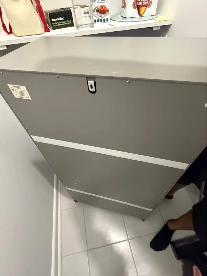 Dove Grey Entryway/Bathroom Storage Cabinet - photo 4