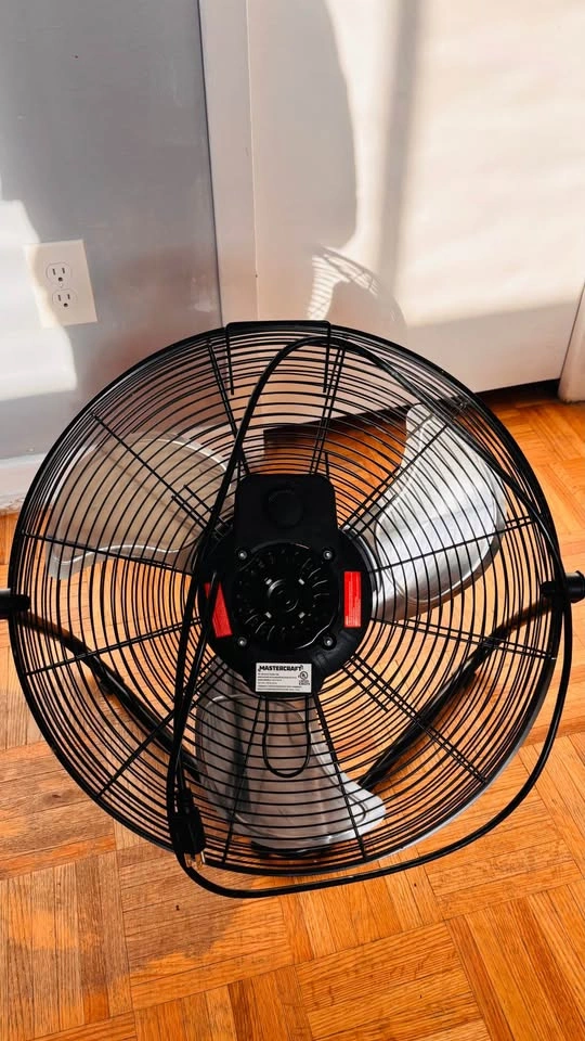 Mastercraft High Velocity 20” Fan – Powerful 3-Speed Cooling | A - photo 4