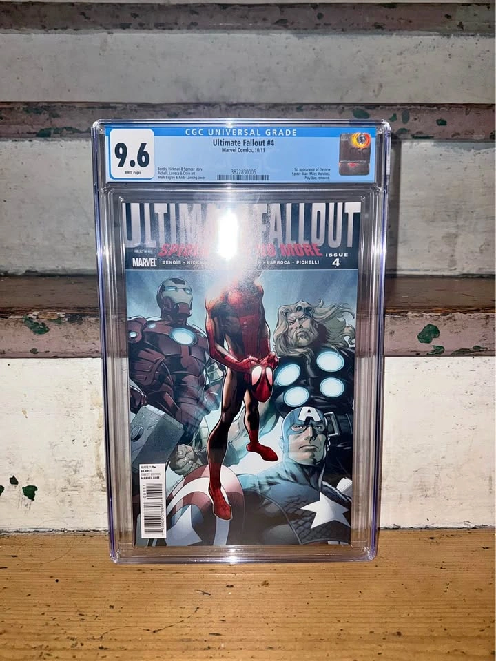 ULTIMATE FALLOUT #4 First App. Of Miles Morales