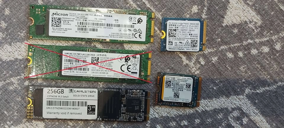 256GB, 480GB, 500GB SSDs - Various Brands - photo 2
