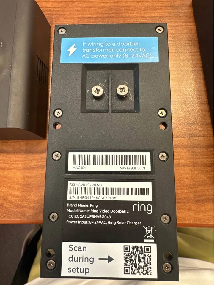 Ring Video Doorbell 2 (Gen 2) - Unit & Mount Only - photo 3