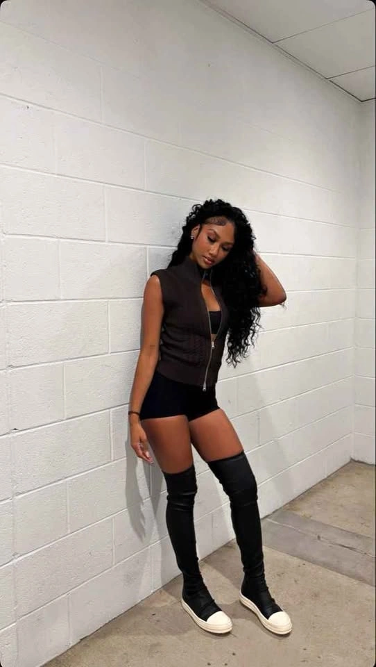 Womens Rick Owens Thigh High Boots