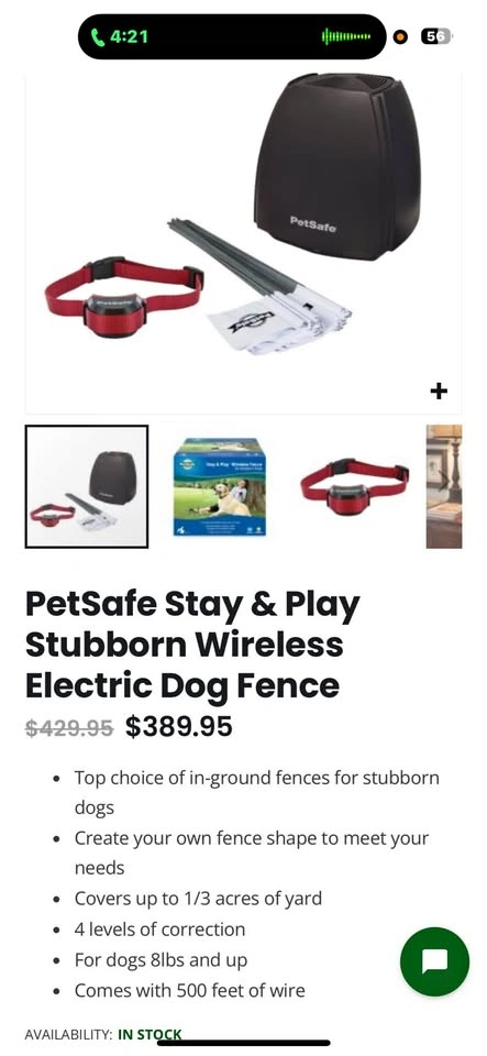 PetSafe Stay & Play Stubborn Wireless Dog Fence