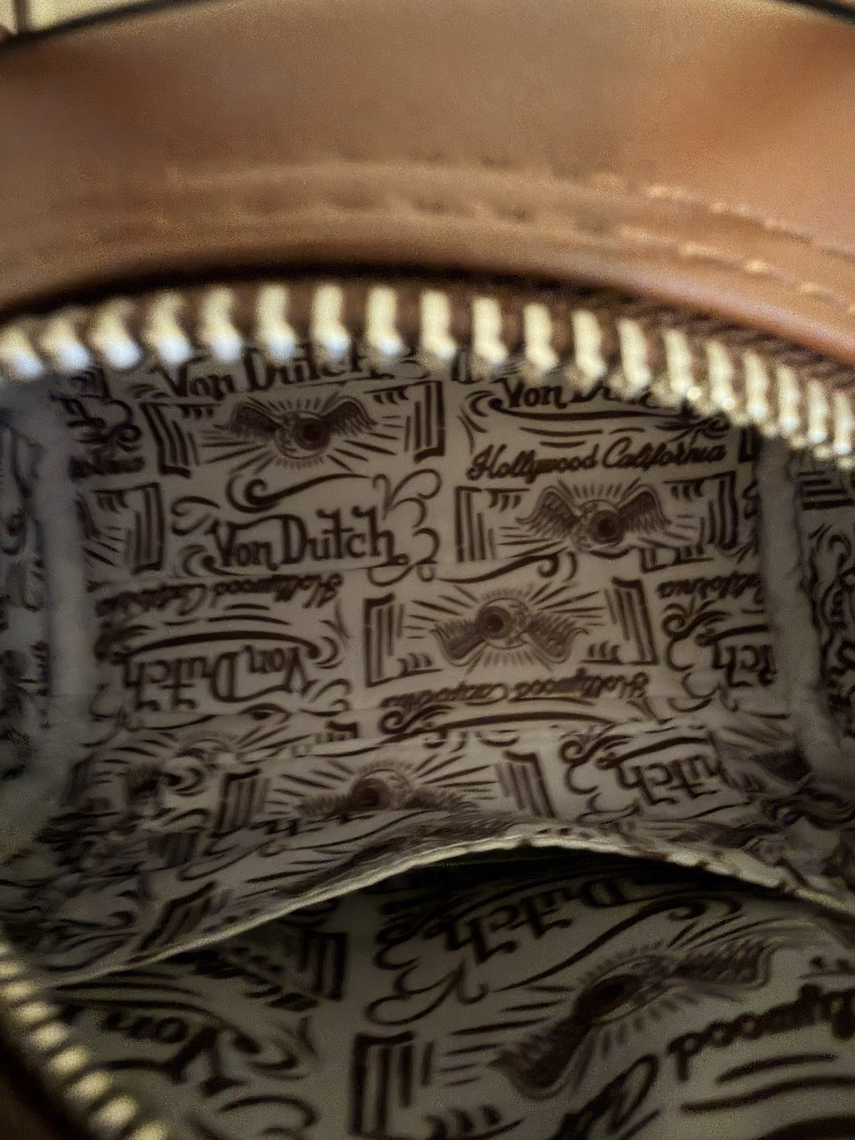 Von Dutch Women's Cow Print Crossbody Bag - photo 5