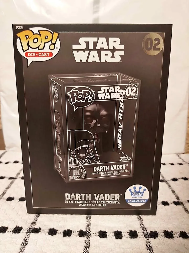 Star Wars - Darth Vader ( Die-Cast ) Exclusive Funko Pop 02 thumbnail