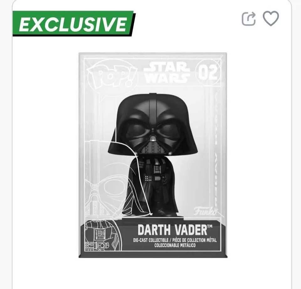 Star Wars - Darth Vader ( Die-Cast ) Exclusive Funko Pop 02 image indicator(4)