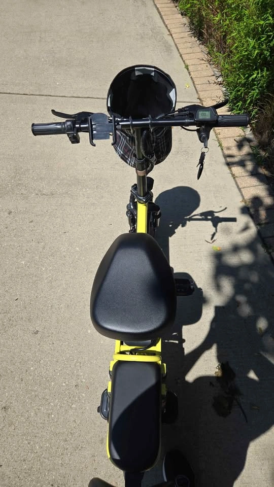 Folding Electric Bike | Yellow | 500W | 48V 20Ah | 37 Mile Range - photo 4