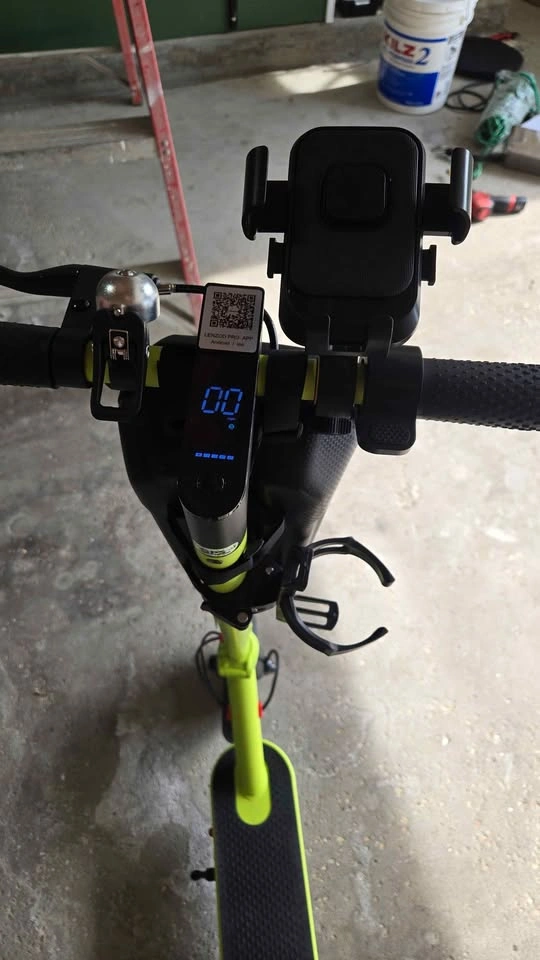 Lime Green Electric Scooter with Seat - photo 2