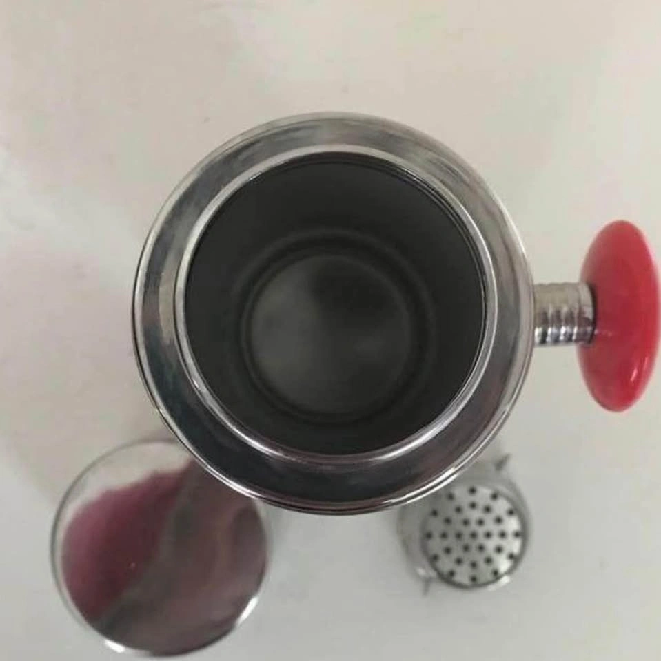 Kromex Vintage Cocktail Shaker Red Bakelite Handles Rare - photo 4