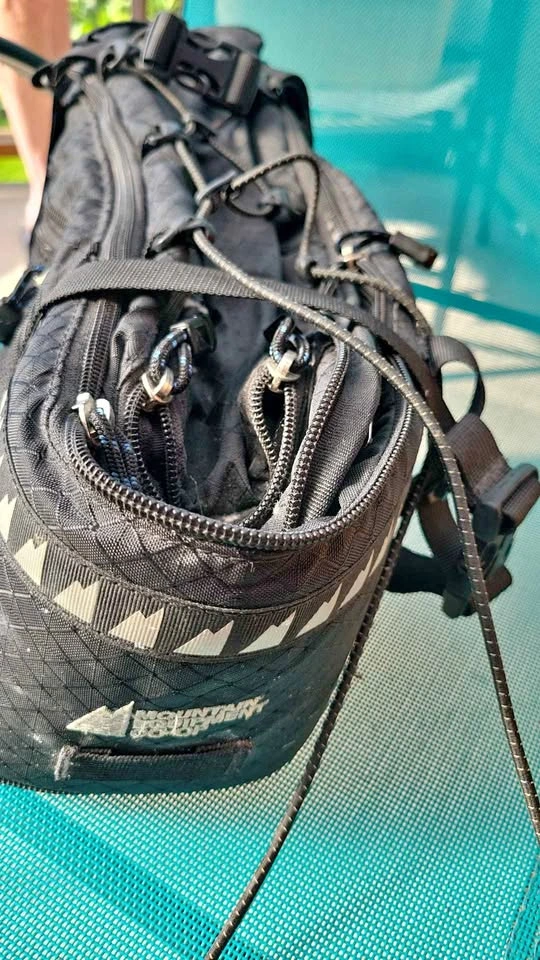 Back rack bag for bike
