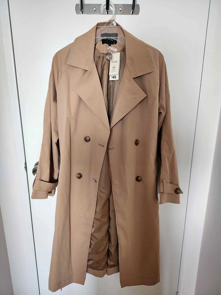 Brand New George Women’s Trench Coat – Size M