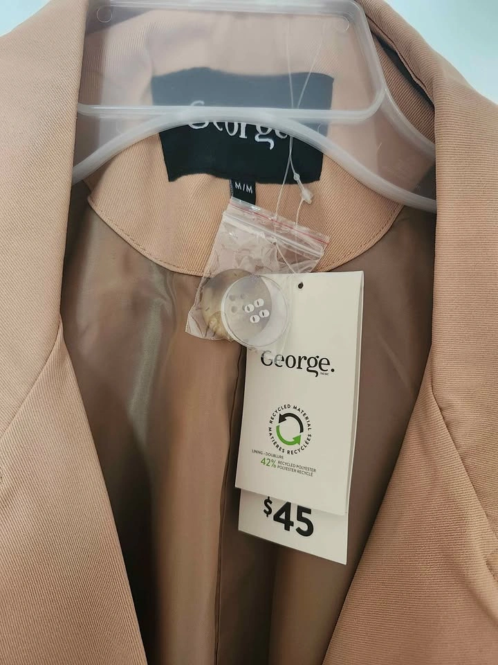 Brand New George Women’s Trench Coat – Size M - photo 2