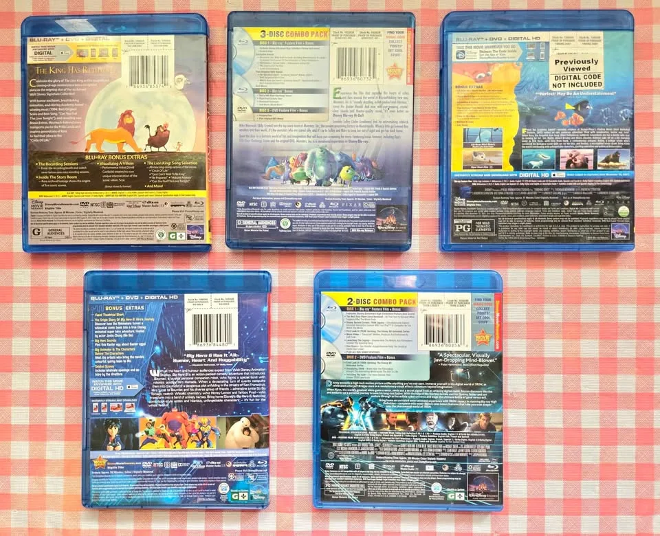 EUC Disney Blu-ray Assorted Titles $5 each OR $20 ALL 5 image indicator(2)