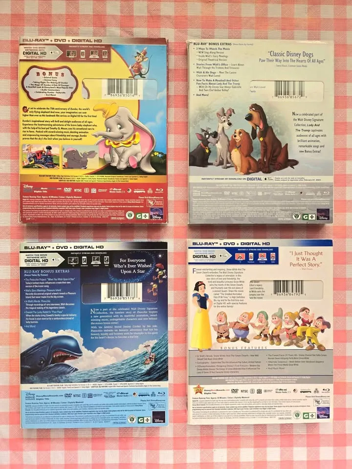 EUC Disney Blu-ray Special Editions - $10 Each OR $35 for ALL 4 image indicator(2)