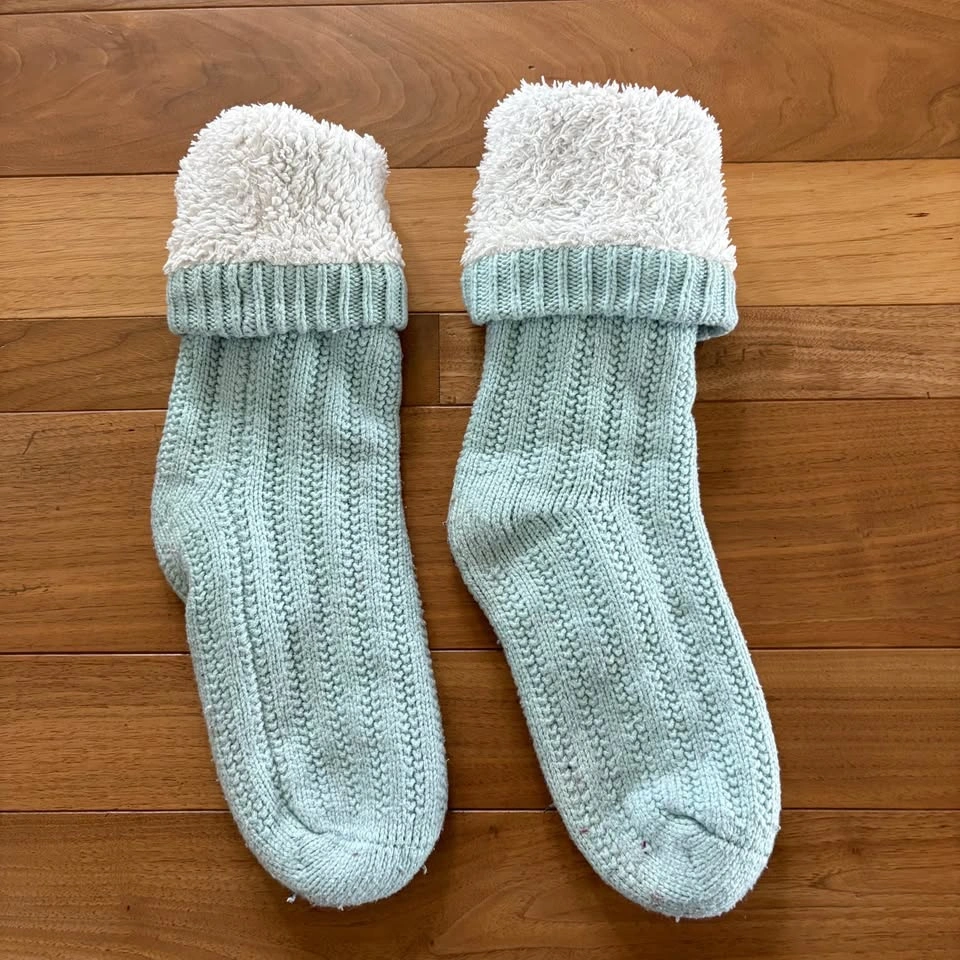 Turquoise Blue "Indigo" Brand Reading Socks - photo 2