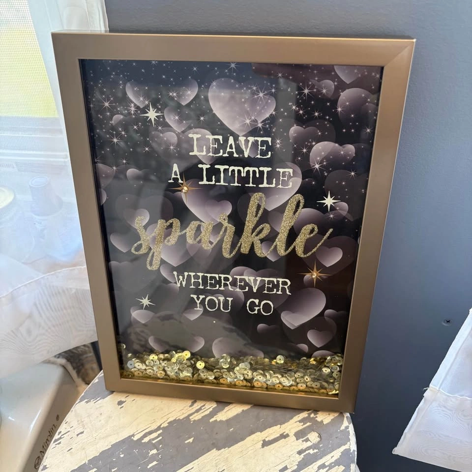 "Leave A Little Sparkle Wherever You Go" Home Decor - photo 2