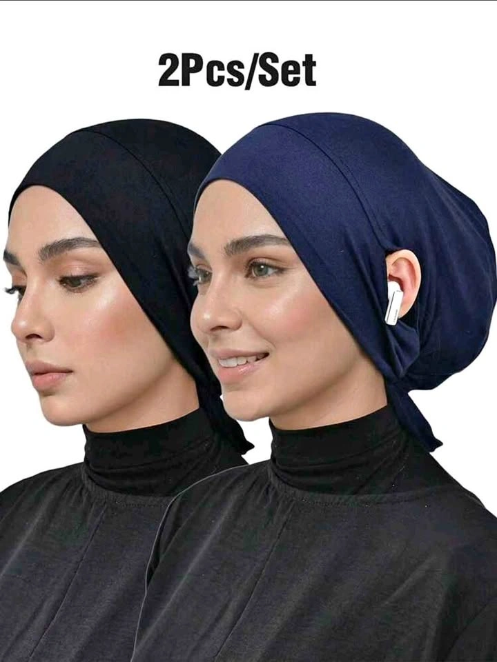 Modest Wear Set – 2pcs Hijab Cap + Inner Top