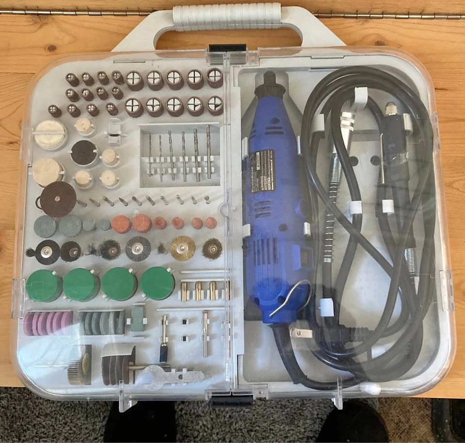 Rotary Tool Kit With 163 Pieces Accessories