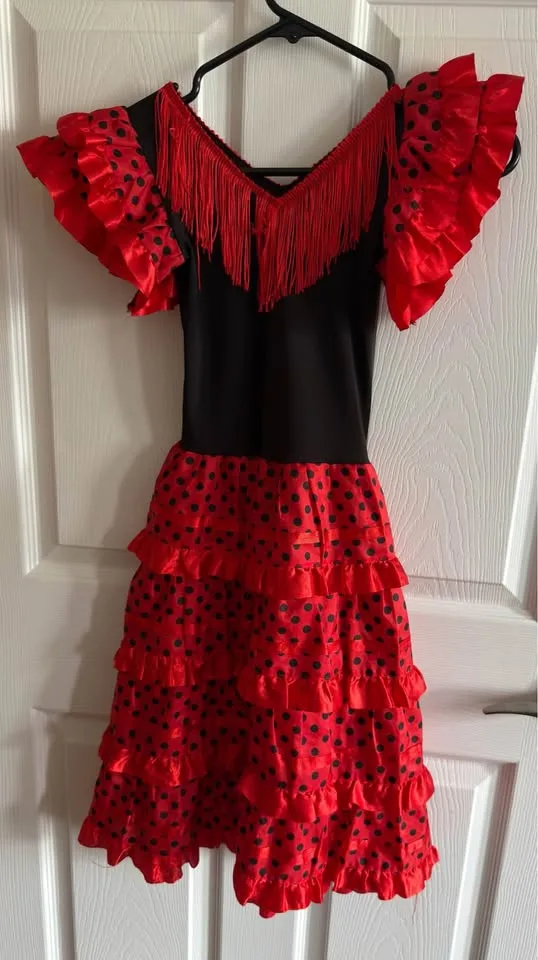 Girls Spanish Dancer Dress image indicator(3)
