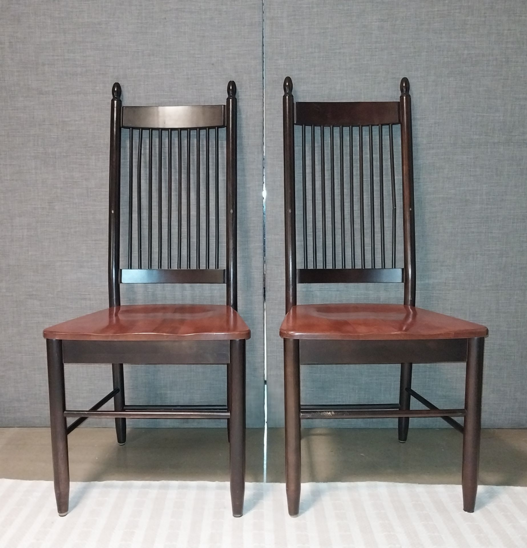 2 Solid Wood Chairs – Old Town