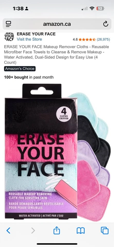 Five Erase Your Face Makeup Remover Cloths - photo 4