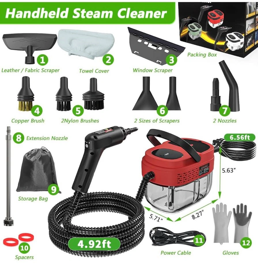 Steam Cleaner with Accessories - NEW - photo 2