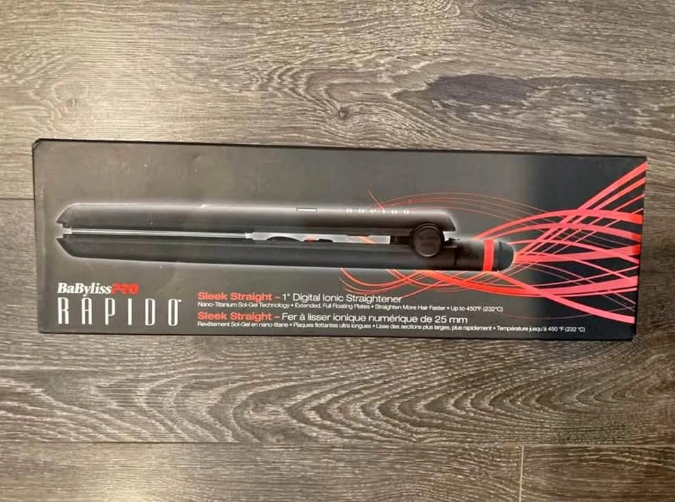 BaBylissPRO Rapido 1" Ionic Hair Straightener