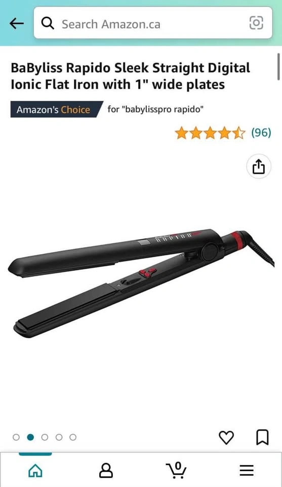 BaBylissPRO Rapido 1" Ionic Hair Straightener - photo 3