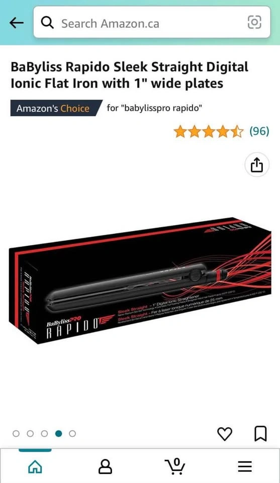 BaBylissPRO Rapido 1" Ionic Hair Straightener - photo 5