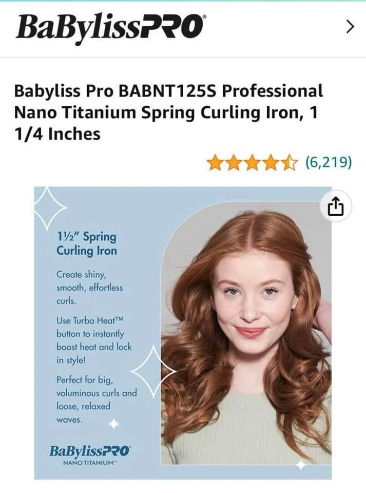 BaBylissPRO Nanotitanium 1 1/4" Curling Iron - photo 4