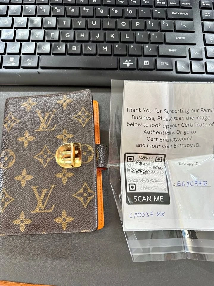 Louis Vuitton Monogram Push Lock Koala Agenda PM