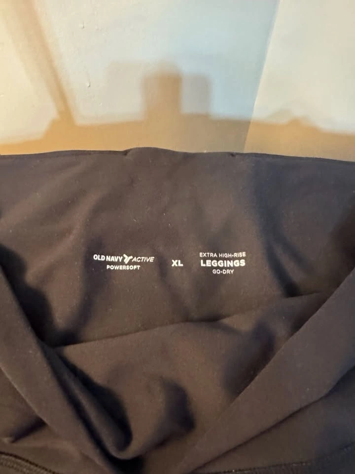 Old Navy Active Powersoft Extra High-Rise Leggings Black XL - photo 4