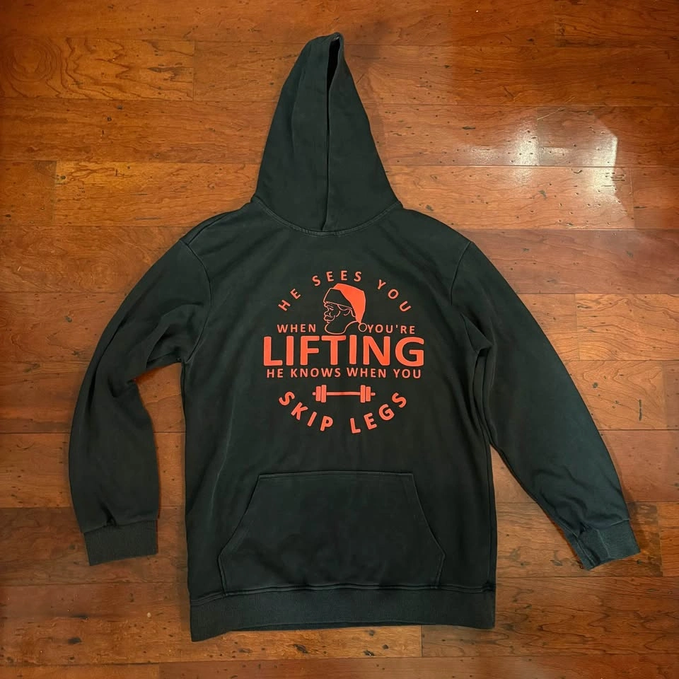 IronPanda "He Sees You When You're Lifting" Hoodie - photo 3