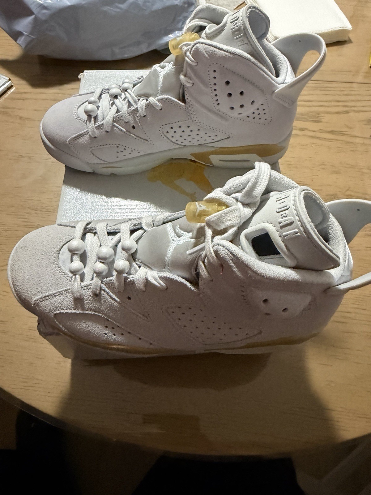 Jordan Air Jordan 6 Retro Craft Pearl Sneakers DQ4914-074 - photo 5
