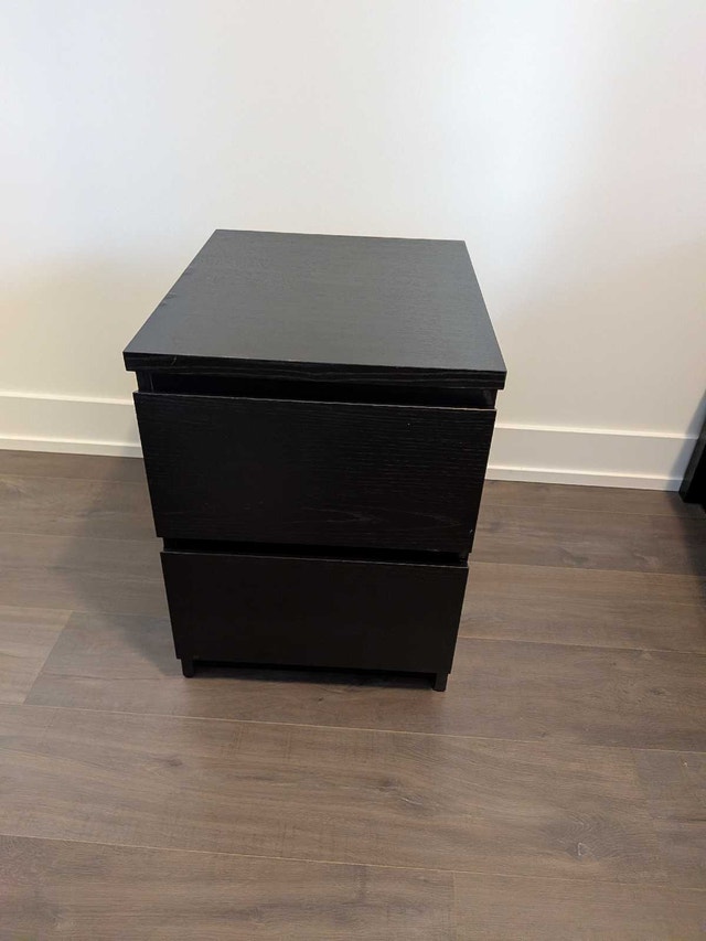 Ikea Malm Side table - black (moving sale)
