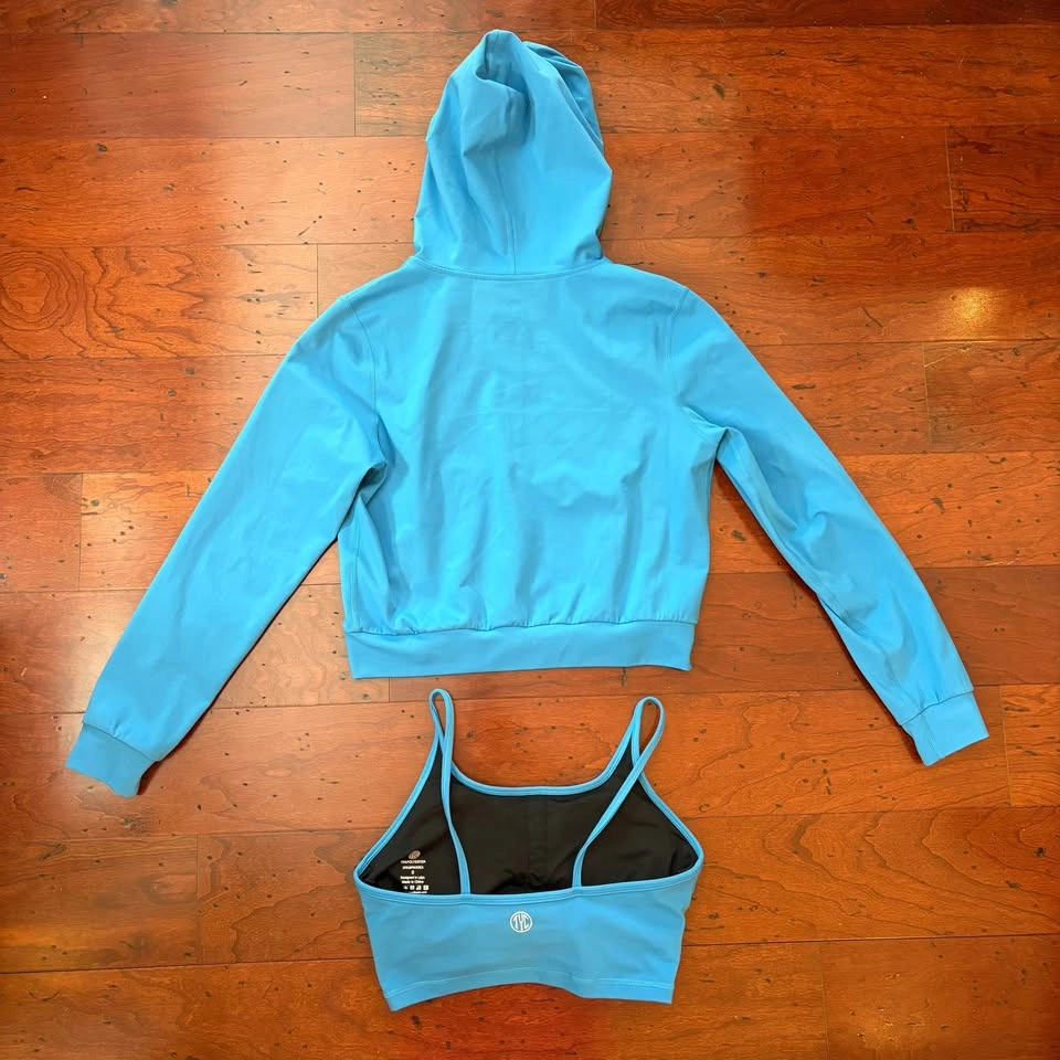 Til You Collapse Crop Jacket & Sports Bra Set - photo 2