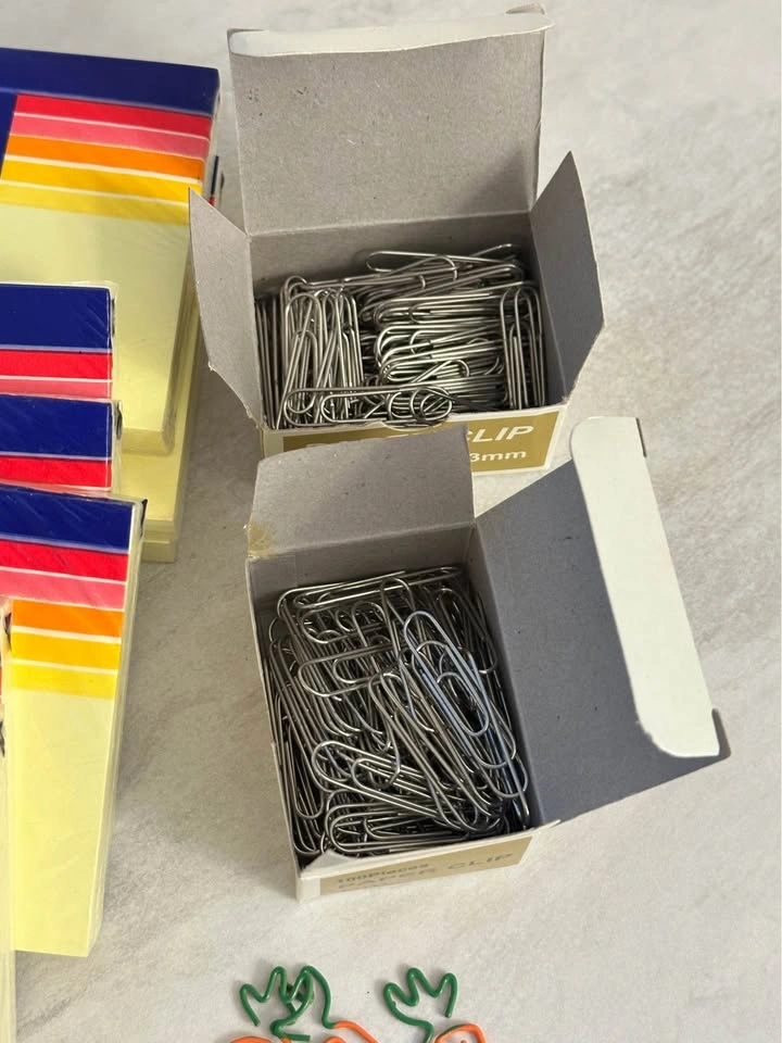 Stationary Bundle: 11 Note Pads, 2 Paper Clip Boxes, 7 Carrot Cl - photo 3