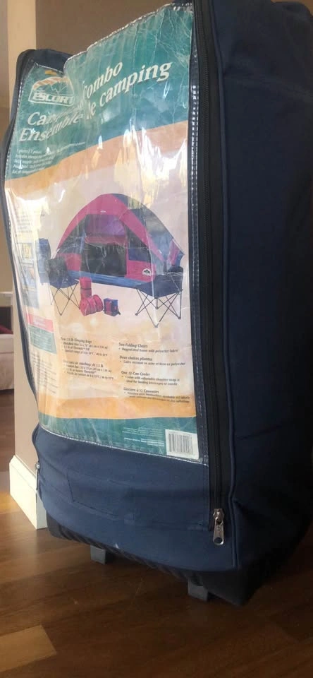 Escort Camping Combo 4 Person Tent Sleeping Bags Chairs Cooler - photo 2