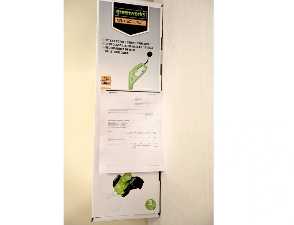 New Greenworks 15'' Electric Trimmer/Edger w/ Warranty