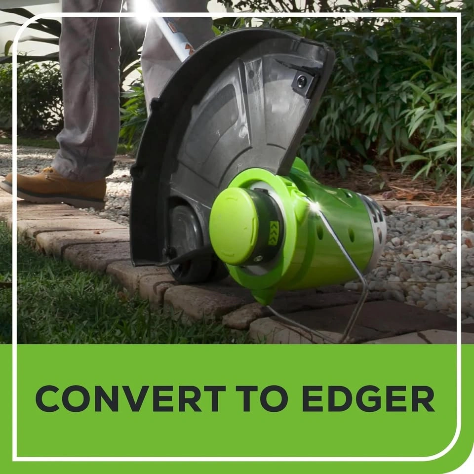 New Greenworks 15'' Electric Trimmer/Edger w/ Warranty - photo 5