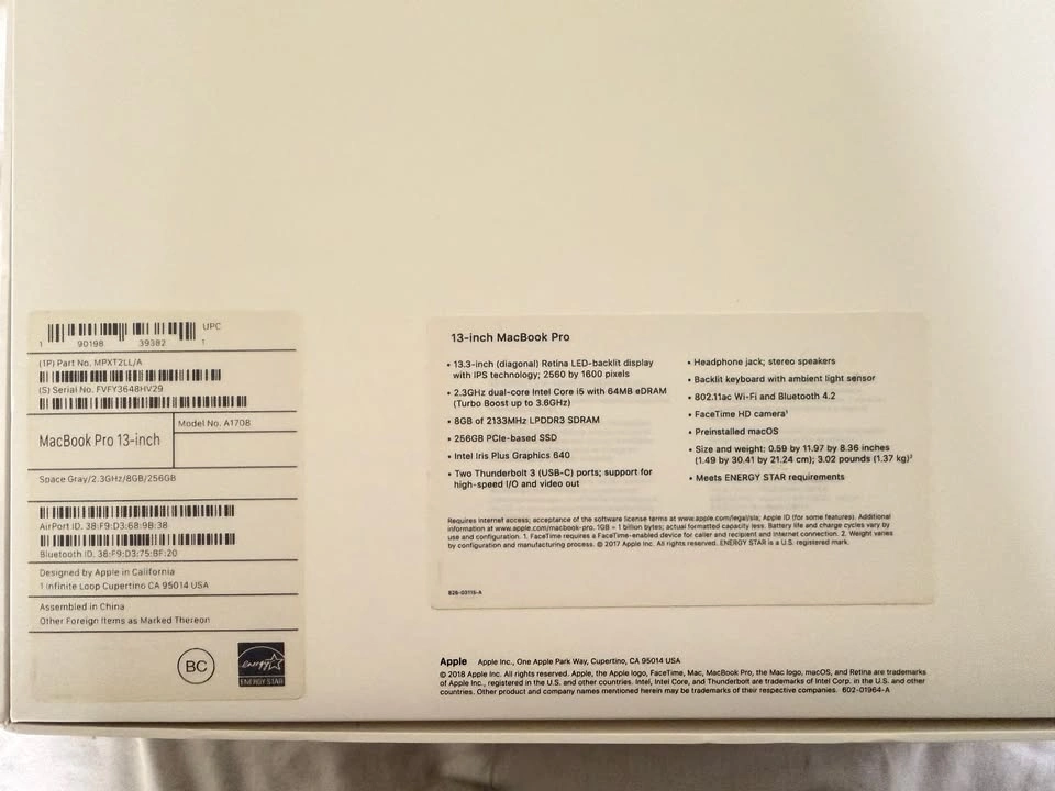 MacBook Pro 2017 13 inch - photo 4